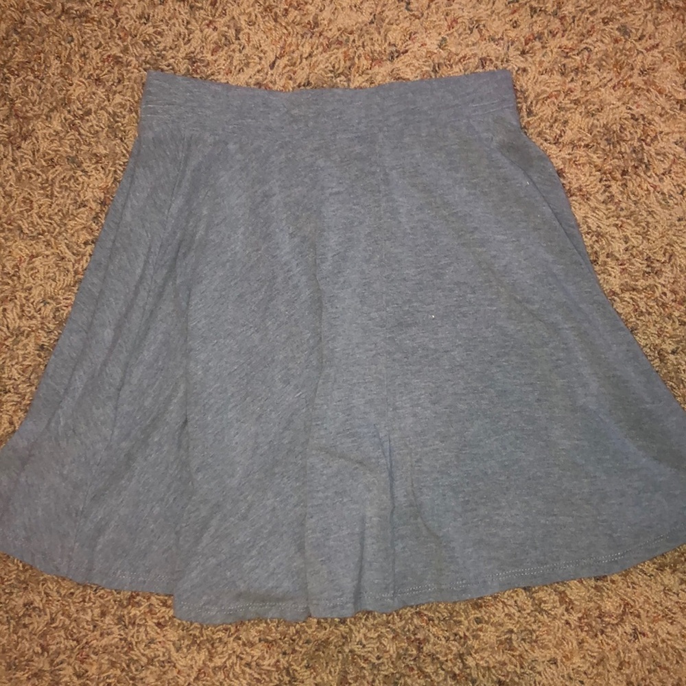 Grey Skater Skirt